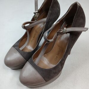 Dee Keller Made in italy CLASSIC Gray suede Platfo